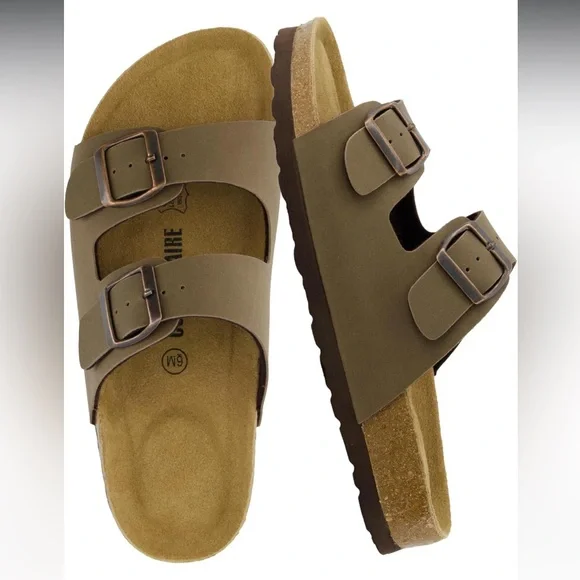 CUSHIONAIRE Lane Cork Footbed Sandals - Picture 6 of 7